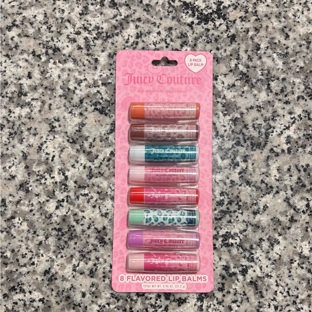 Juicy Couture Lip Balm Flavored 8 Pack